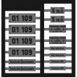 Weinert 91249 - Neusilberschilder für 01 109
