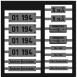 Weinert 91252 - Neusilberschilder für 01 194