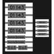 Weinert 91254 - Neusilberschilder für 01 143