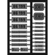 Weinert 9137 - Neusilberschilder für 86 199