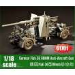 I LOVE KIT 61701 - German Flak 36 88MM Anti-Aircraft Gun in 1:18