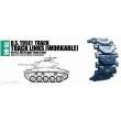 Trumpeter 02036 - U.S. T85E1 track for M24 light tank (late)