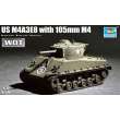 Trumpeter 07168 - 1:72 US M4A3E8 with 105mm M4