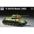 Trumpeter 07208 - 1:72 Soviet T-34/76 Model 1943