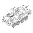 Trumpeter 07422 - M1127 Stryker Reconnaissance Vehicle (RV)