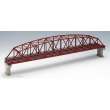 Tomytec 973221 - Gitterbrücke, 2-spurig, rot