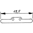 Weinert 9889 - Isolierplatte für Stromabnehmer