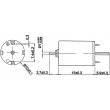 Weinert 9911 - Motraxx coreless Motor mit 10 mm Durchmesser und 12000 U/min