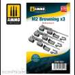 Ammo AMIG8911 - 1/72 M2 Browning x3