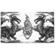 Dragon Shield ART20532 - Playmat + Tube - 25th Anniversary limited Edition