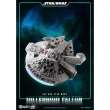 Beast Kingdom Toys BKDEAF-003 - Star Wars Egg Attack Schwebe-Modell mit Leuchtfunktion Millennium Falcon 13 cm