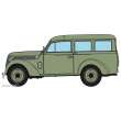 REE Modeles CB-175 - CAR - JUVAQUATRE Renault Family glass Green