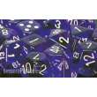 Chessex Würfel CHX23607 - Purple w/white Translucent 16mm d6 with pips Dice Blocks™ (12 Dice)