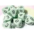 Chessex CHX25265 - Opaque Pastel Green/black Set of Ten d10s