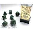 Chessex Würfel CHX25415 - Dusty Green w/gold Opaque Polyhedral 7-Die Sets