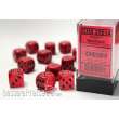 Chessex Würfel CHX25614 - Red w/black Opaque 16mm d6 with pips Dice Blocks™ (12 Dice)