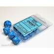 Chessex Würfel CHX26216 - Lt. Blue/white Opaque Polyhedral Ten d10 Sets