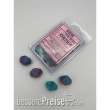 Chessex CHX26264 - Gemini® Gel Green-Pink/blue Luminary™ Set of 10 d10s