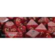 Chessex Würfel CHX27634 - Vortex Burgundy w/gold Signature™ 16mm d6 with pips Dice Blocks™ (12 Dice)