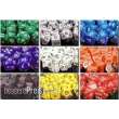 Chessex Würfel CHX29404 - Bag of 50 Assortment Loose Opaque Polyhedral d4 Dice