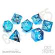 Glassstaff CSDCL7MERMAE - Mermaid´s Maelstrom Liquid Core RPG Dice Set