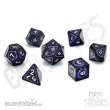 Glassstaff CSDCM17ASTRGLM - Astral Gleam Metal RPG Dice Set