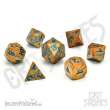 Glassstaff CSDCM2SNDRDSPLS - Sundered Spells Metal RPG Dice Set