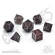 Glassstaff CSDCM9RDWRMSKN - Red Wyrmskin Metal RPG Dice Set