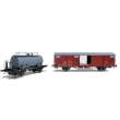 Exact-Train EX20517 - DR 2er Set 24m3 Einheitsbauart Leichtbau-Kesselwagen und DR Gbs