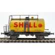 Exact-Train EX22056 - DR-Zone 30m3 Uedinger Kesselwagen Gelb Shell Epoche IIIa (Verschmutzt)