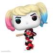 Funko FK65614 - DC Comics: Harley Quinn Takeover POP! Heroes Vinyl Figur Harley with Bat 9 cm