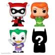 Funko FK71313 - DC Bitty POP! Vinyl Figuren 4er-Pack Harley Quinn 2,5 cm