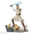 Gentle Giant GENTJUN242417 - Star Wars: The Clone Wars Deluxe Gallery PVC Statue General Obi-Wan Kenobi 23 cm