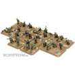 Battlefront Miniatures GFNGE746 - Afrika Korps Rifle Platoon Mid War x18 Figures x3 Guns)