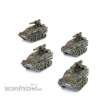 Battlefront Miniatures GFNTGR002 - WW3 Wiesel TOW Panzerabwehr Zug (x4)