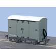 Peco GR-220U - OO-9 Box Van Unlettered Grey