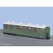 Peco GR-401U - OO-9 Composite Coach Unlettered Green