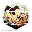 Glassstaff GSST1DRNGD20 - Dragon D20 Sticker