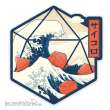 Glassstaff GSST20GRTWVDC - Great Wave of Dice Sticker