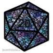 Glassstaff GSST28MOSAICD20 - Holographic Mosaic D20 Sticker