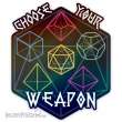 Glassstaff GSST33CHYWPN - Choose Your Weapon Sticker