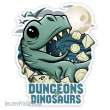 Glassstaff GSST37DNGDINO - Dungeons and Dinosaurs Sticker