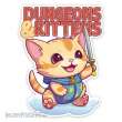 Glassstaff GSST38DNGKTTN - Dungeons & Kittens Sticker