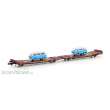 Hobbytrain H23782 - Flachwagen TWA 800A Ladks mit 2x VW T2 Transwaggon, Ep.VI - Lemke