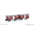 Hobbytrain H24251 - 2tlg. Güterwagen Set K3 SBB braun Ep.IV