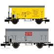 Hobbytrain H24255 - 2er Set gedeckte Güterwagen K2 + K3 SBB, EP.II - Lemke