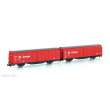 Hobbytrain H24651 - 2er Set Schiebewandwagen Hbbillns DB Cargo, Ep.V - Lemke