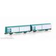 Hobbytrain H24682 - 2er Set Schiebewandwagen Hbbillns SNCF, Ep.V-VI, ex FS - Lemke