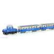 Hobbytrain H43104S - Zugspitzbahn Tal-Lok mit 2 Personenwagen, Ep.V, H0, Sound