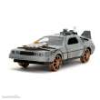 Jada Toys JADA34786 - Zurück in die Zukunft III Hollywood Rides Diecast Modell 1/32 DeLorean Time Machine Railroad Wheels